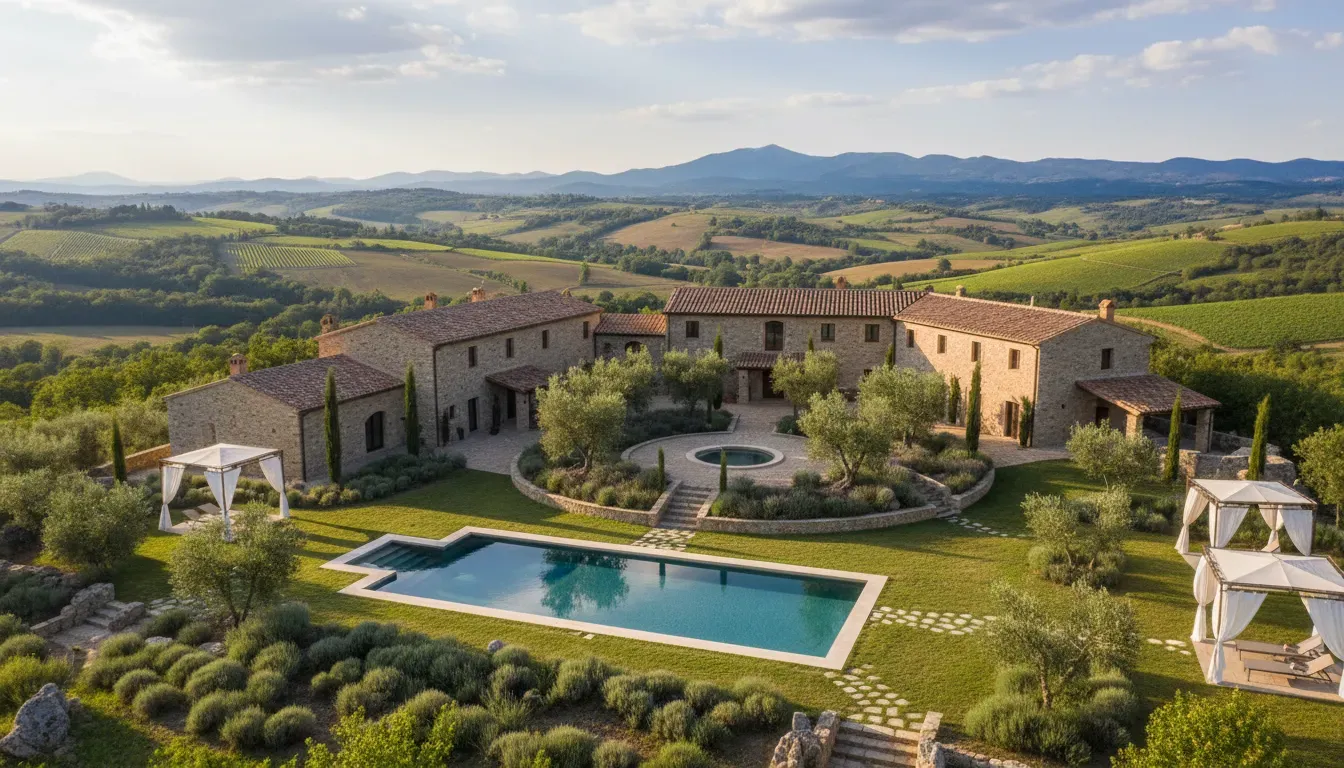 Antico Macchione — Monteroni d'Arbia is a charming area, likely offering the quintessential Tuscan landscape of rolling hills, cypress trees, and historic architecture. The setting at Antico Macchione would naturally draw on this beauty, providing a tranquil backdrop for contemplation and relaxation. Expect a quiet, rural environment that encourages a sense of calm and connection with nature.