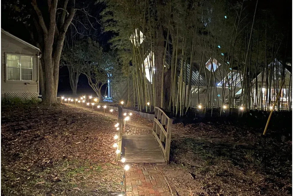 Auspicious Cloud Retreat Center — The center is nestled within 40 acres of rural landscape, characterized by the gentle undulations of the Chappell Hill, Texas, countryside. This provides a naturally quiet and expansive environment, ideal for focused spiritual practice away from urban distractions.