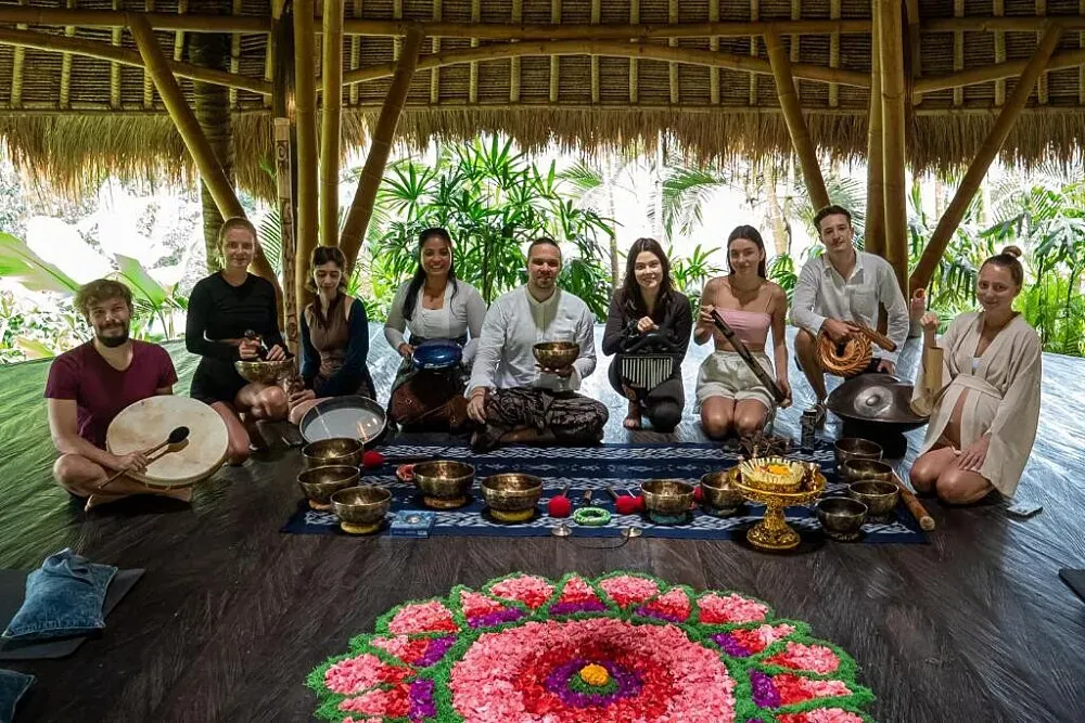 BK Wellness Ubud — The center is situated amidst the lush, verdant rice paddies of Bentuyung, offering a peaceful and scenic environment. The atmosphere is one of calm and natural beauty, providing a serene backdrop for wellness activities.
