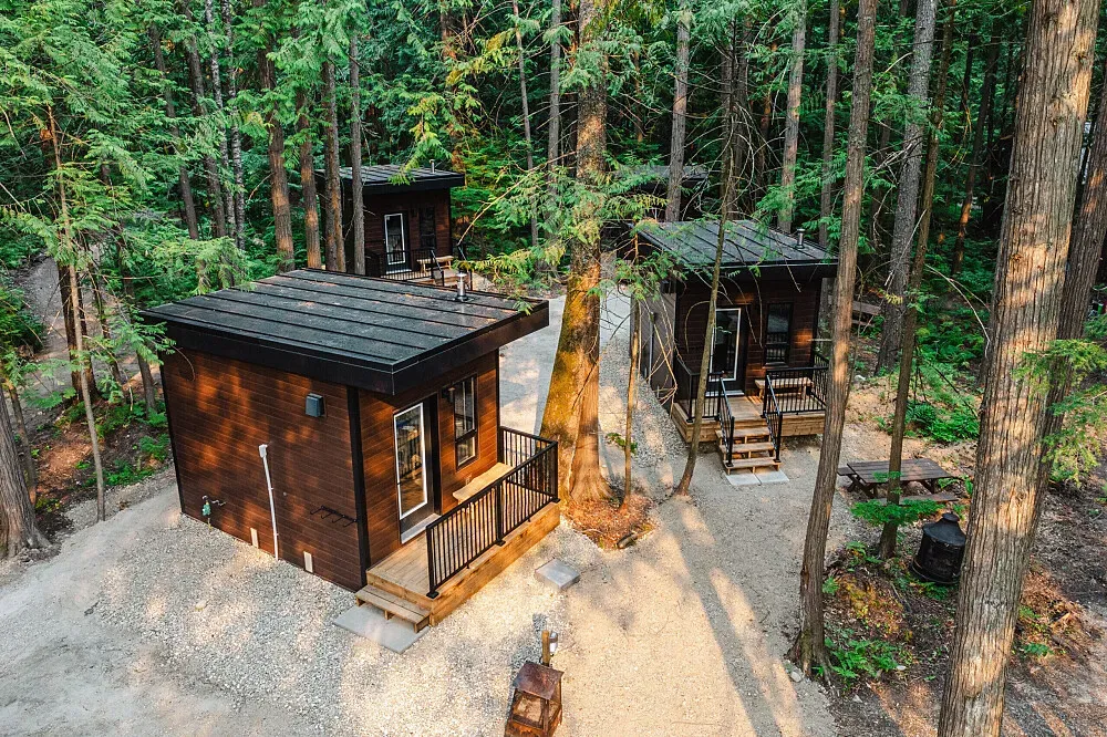 Boulder Mountain  Resort — Nestled among the trees with breathtaking mountain views, the resort provides a tranquil natural environment. It's a place where the grandeur of Canada's wilderness is your immediate backdrop, offering both adventure and opportunities for quiet contemplation.