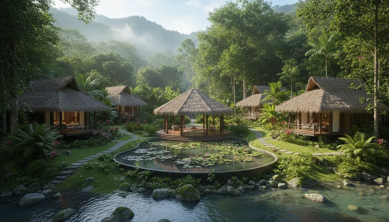CASA DRAGON - PRIVATE JUNGLE VILLA — The villa is situated on the lush Caribbean side of Costa Rica, specifically in Puerto Viejo de Talamanca. It is enveloped by tropical nature and abundant wildlife, offering a deeply immersive jungle experience.