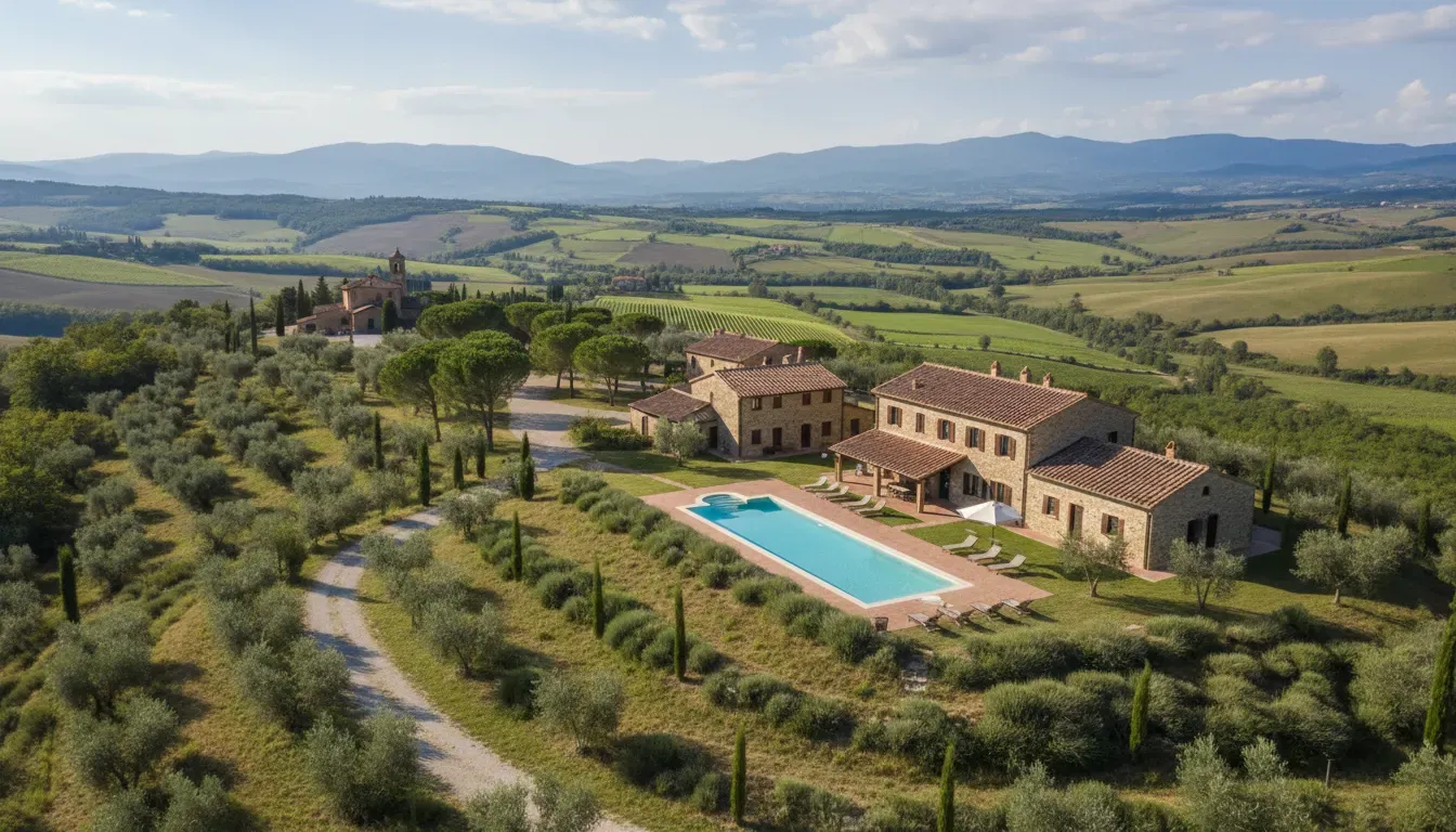 Casa La Carrubbazza — The retreat is situated on the verdant slopes of Mount Etna, just outside Catania, providing a dramatic and fertile backdrop. It's nestled within a traditional Sicilian garden, creating a tranquil green oasis that encourages peace and introspection.