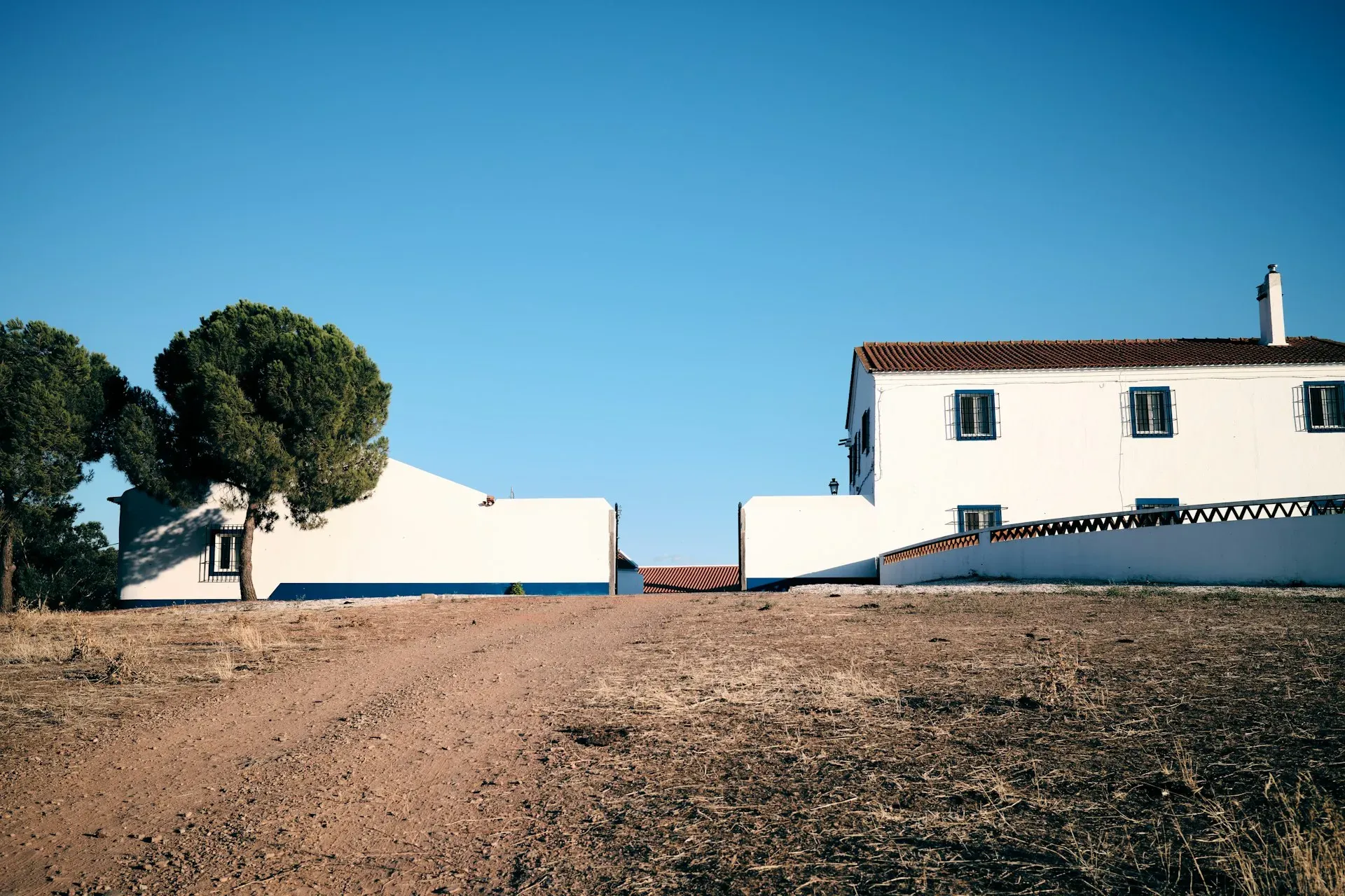 Casa Prema — Casa Prema is situated deep within the wilderness of Alentejo, Portugal, across five private acres. The landscape is rich with hundreds of trees, including a significant olive grove, and features a natural spring pool and waterfall. It's a quiet sanctuary where local wildlife, such as birds, cows, and sheep, roam freely, creating an atmosphere of profound natural immersion.
