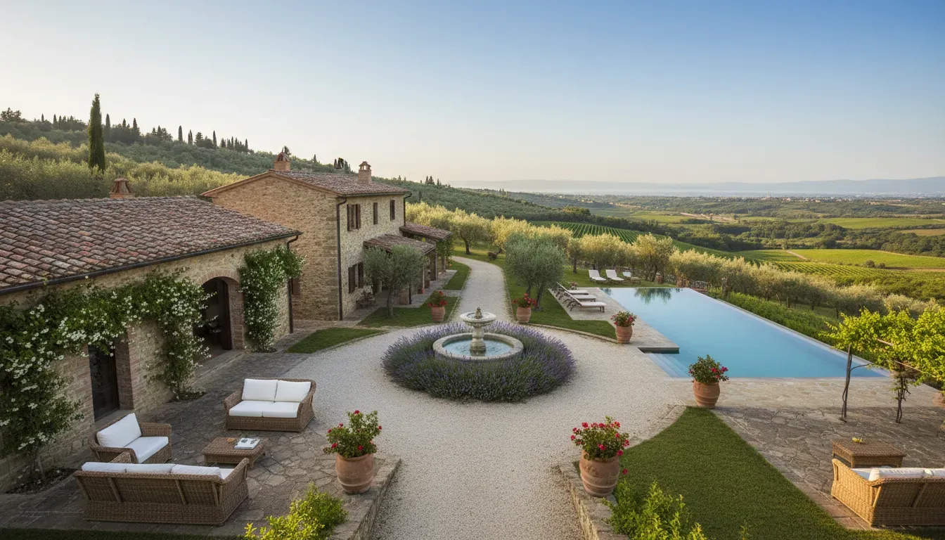 Casacocò — The center is located an hour from Rome, close to Lake Bracciano, and features extensive rose gardens. It boasts its own fruit and vegetable cultivation, creating a serene and self-sufficient environment.