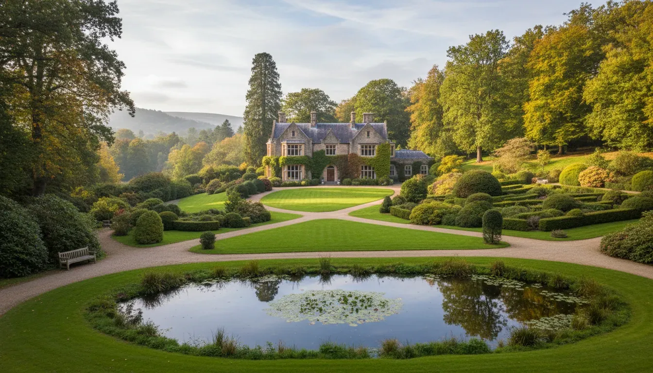 Catthorpe Towers — The center is situated within 26 acres of woodland gardens, providing a natural and expansive backdrop. The estate itself is an Edwardian manor, suggesting a blend of historic architecture and natural beauty. It's a place where you can wander through established gardens and enjoy the tranquility of mature woodlands.