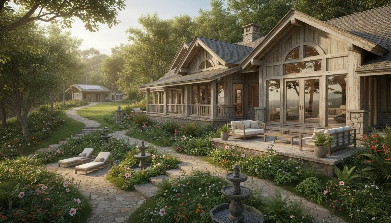 El Renacimiento — The center is a lovely, spacious rural chalet situated in a quiet area, surrounded by gardens and offering terraces for relaxation. The atmosphere is one of peaceful solitude, yet with easy access to modern amenities.