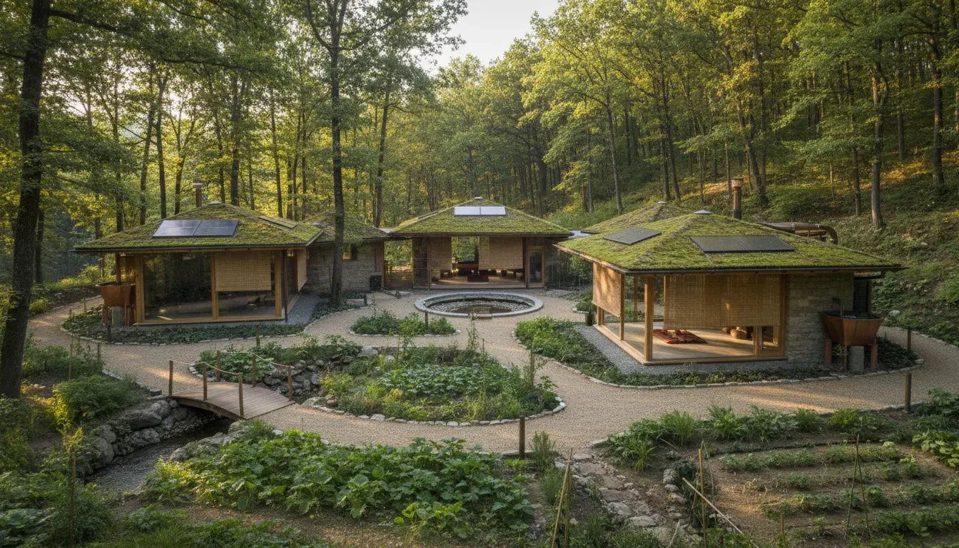 Grempoli Retreat — The retreat is situated in Via di Uscioli, suggesting a tranquil, possibly rural or semi-rural environment conducive to introspection and connection with the natural world. The emphasis on sustainability and a heartfelt connection with the Earth points to a setting where nature plays a significant role in the daily experience.