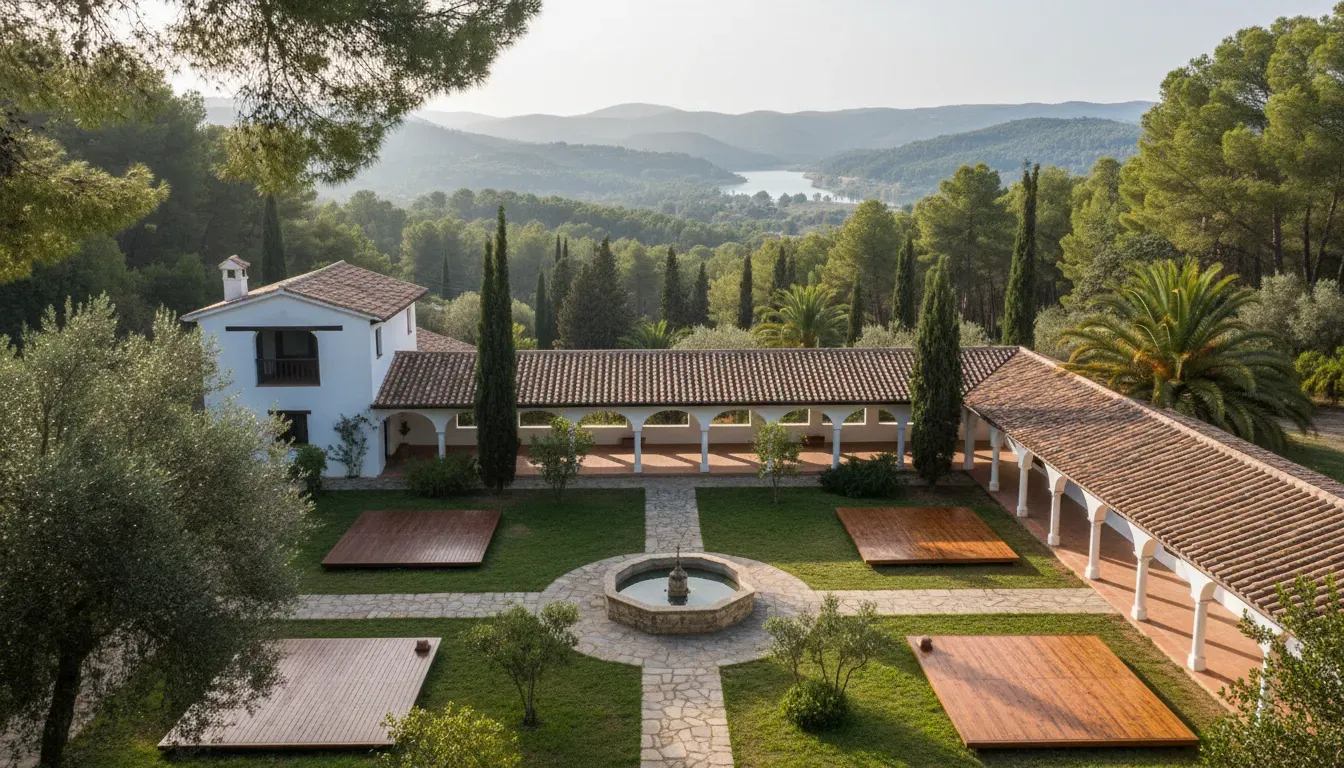 Hotel Humanina — The center is located within the heart of the Los Montes de Málaga Natural Park. This provides a serene and natural environment, offering a peaceful respite from the hustle and bustle of city life while still being conveniently close to Málaga.