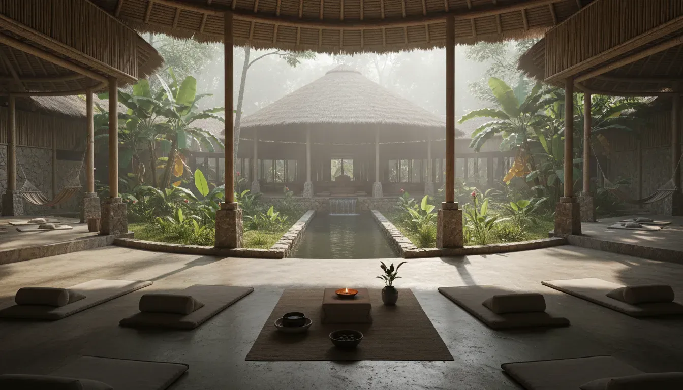 Intune Mindful Wellness Centre — The center is located in Guwahati, a vibrant city in Arunachal Pradesh, providing a convenient and accessible urban retreat experience. While specific details about the immediate surroundings are not available, the focus is on creating an internal atmosphere of calm and support.