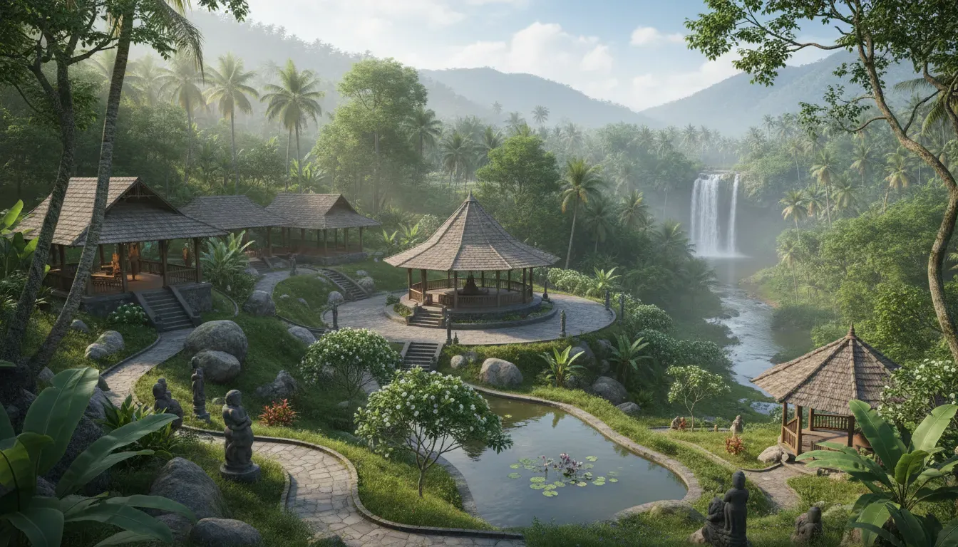 Isha Yoga — The center is situated in Varanasi, a city renowned for its spiritual significance, with beautiful temples surrounding the accommodation. Its location a stone's throw from the Ganga River provides a serene and sacred backdrop for practice, immersing visitors in the ancient spiritual energy of the region.