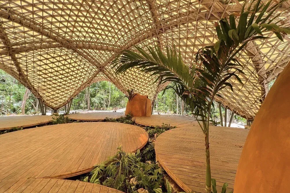Kaybe' — Kaybe' is situated within a larger community in Tulum, offering a serene and comfortable environment. The focus is on providing a peaceful backdrop for immersive training, while also allowing for easy access to the surrounding area. The atmosphere balances dedicated retreat space with the option for external engagement.