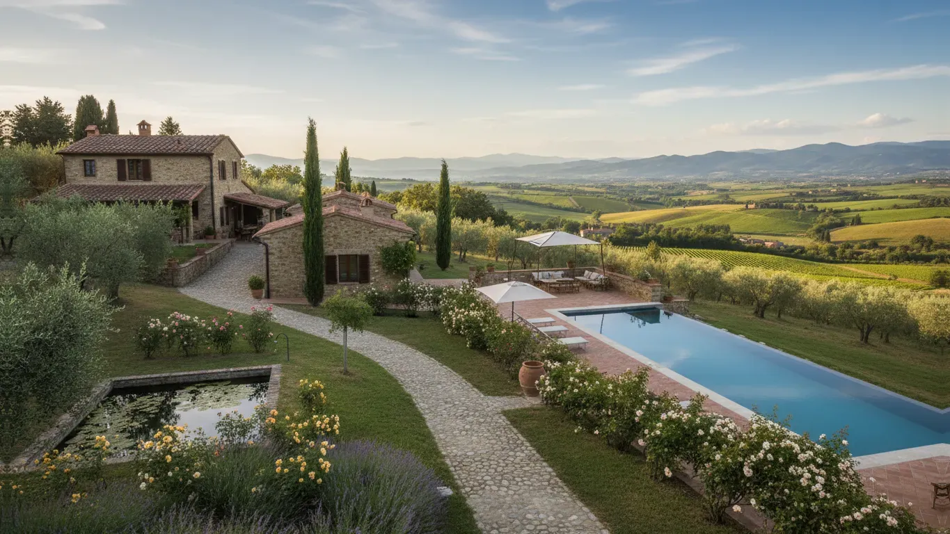La Casetta di Borgo — Located in the historic heart of Lajatico, this retreat offers a serene atmosphere amidst the beauty of the Tuscan countryside. It's just a short walk from the village square and the famous Teatro del Silenzio, providing a blend of local culture and natural tranquility.