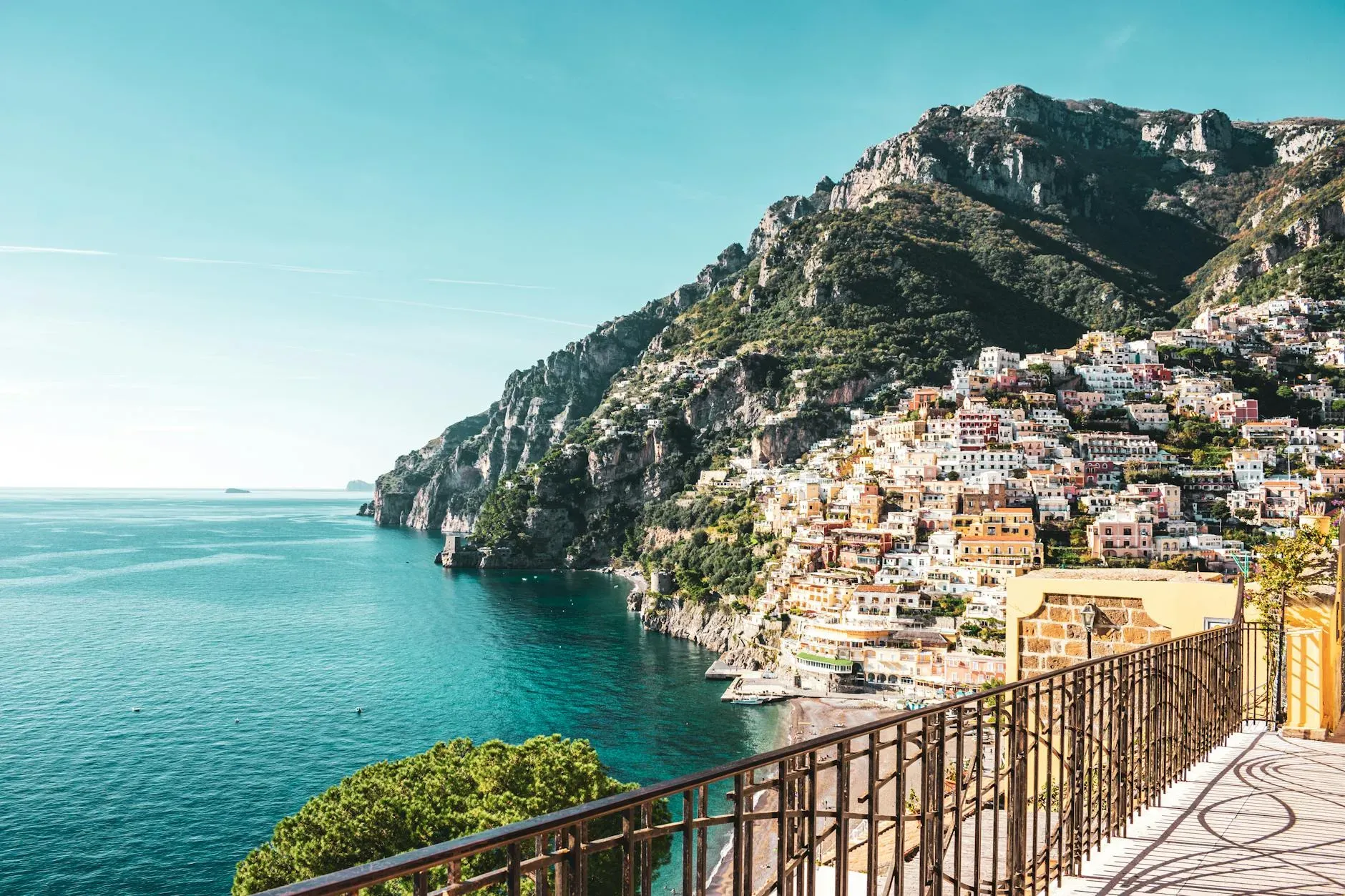 La Selva Positano — La Selva Positano is situated in the iconic cliffside town of Positano, offering unparalleled views of the Tyrrhenian Sea and the rugged coastline. The atmosphere is one of tranquil beauty, surrounded by the lush, terraced landscapes characteristic of the Amalfi Coast, providing a naturally inspiring backdrop for reflection.