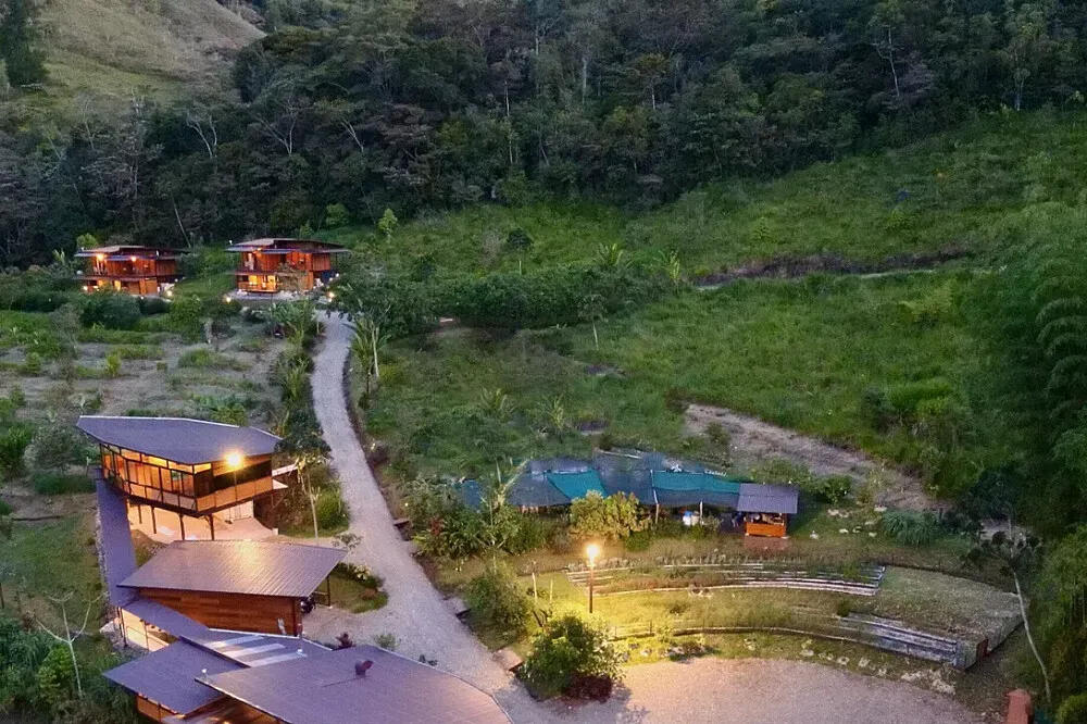 Lumira — Lumira is situated within the lush Cartago Province of Costa Rica, suggesting a natural and serene environment. The description of it as a 'farm' implies open spaces, possibly agricultural elements, and a connection to the land, fostering a peaceful and restorative atmosphere.