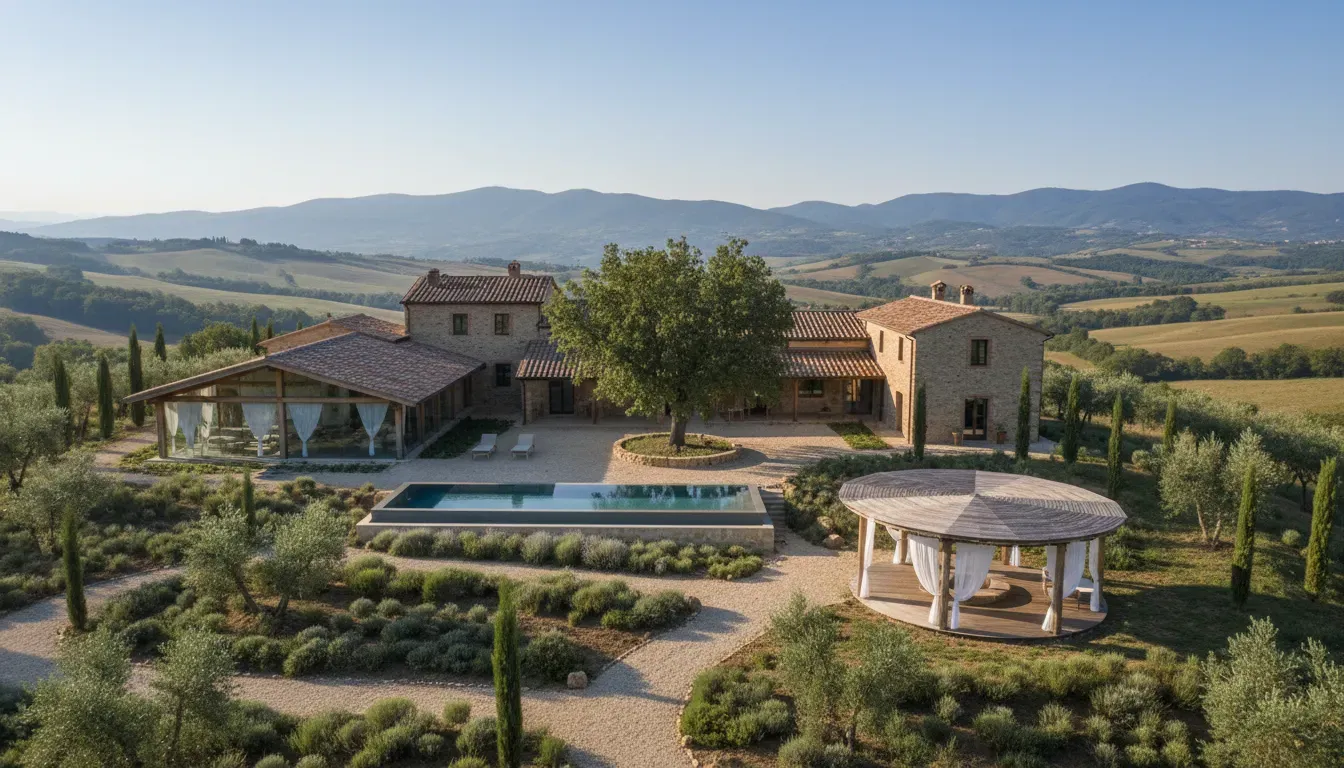 Masseria Pistola — The specific address of Masseria Pistola is not known, but its location in Italy suggests a backdrop of scenic beauty, whether it be rolling hills, coastal landscapes, or a tranquil countryside setting. The atmosphere likely leans towards a serene and rustic charm, typical of Italian "masseria" or farmhouses, providing a peaceful escape from daily life.