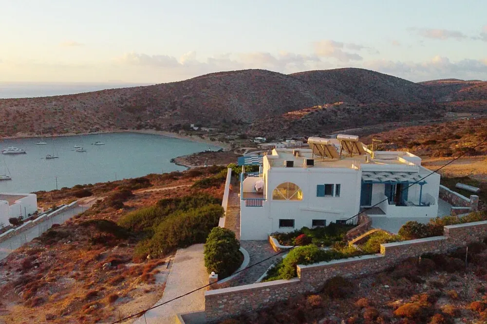 Meltemi Retreats — Meltemi Retreats is located on the picturesque island of Irakleia, a smaller, less-trafficked Cycladic island known for its pristine beaches and tranquil atmosphere. The retreat boasts incredible views of the Aegean Sea, providing a constant backdrop of natural beauty and serenity.