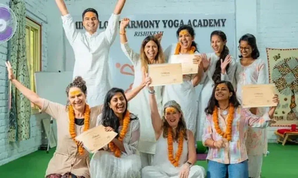 Mind Flow Harmony Yoga Academy — Mind Flow Harmony Yoga Academy provides a peaceful retreat right in the heart of Rishikesh. Surrounded by nature, the venue boasts serene outdoor spaces, including gardens, open terraces, and even a nearby natural pool and waterfall. It's conveniently located just a short walk from the sacred Ganges River, blending natural beauty with spiritual energy.
