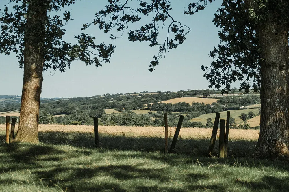 Mornacott Estate — The estate is situated on the outskirts of Exmoor National Park, encompassing over 744 acres of scenic Devon countryside. This expansive natural environment provides a peaceful and secluded atmosphere, ideal for quiet contemplation and outdoor activities.