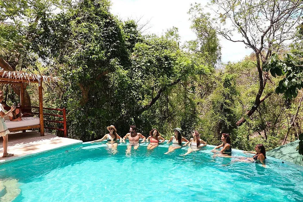 Naya, Nosara — The center is set within the lush, serene jungle of Playa Pelada, offering a deeply immersive natural environment. Its proximity to the beach ensures guests can easily transition from forest tranquility to coastal breezes, creating a balanced and calming atmosphere.