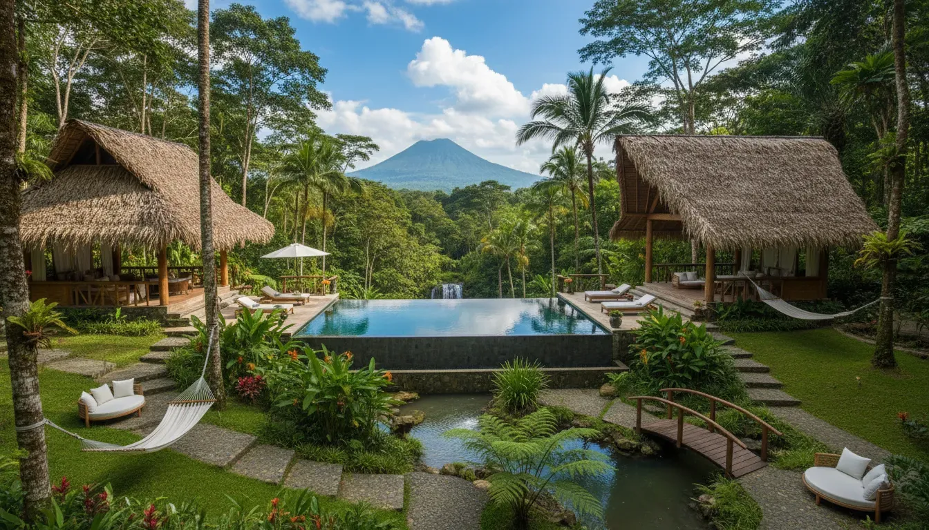 Paradise Villas — Located in Nosara, this property offers a serene and secluded environment. The atmosphere is designed for tranquility and privacy, allowing groups to fully immerse themselves in their chosen activities without external distractions. It's a place where the natural beauty of the surroundings complements the intimate group experience.