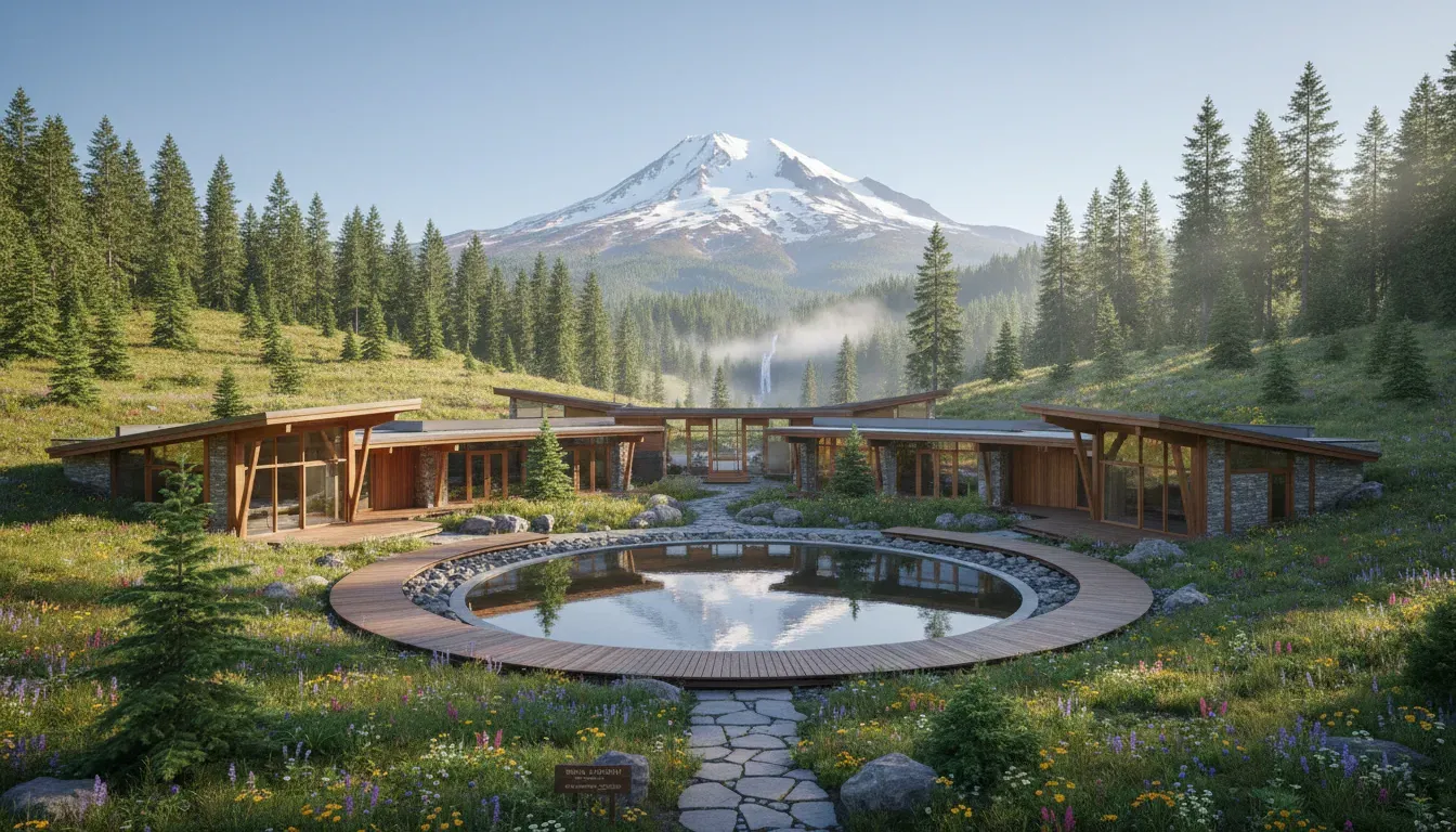 Pneuma Retreat Center — The center is situated in Weed, California, surrounded by what is described as extraordinary natural beauty. This harmonious environment is designed to support deep personal transformation and inner peace.