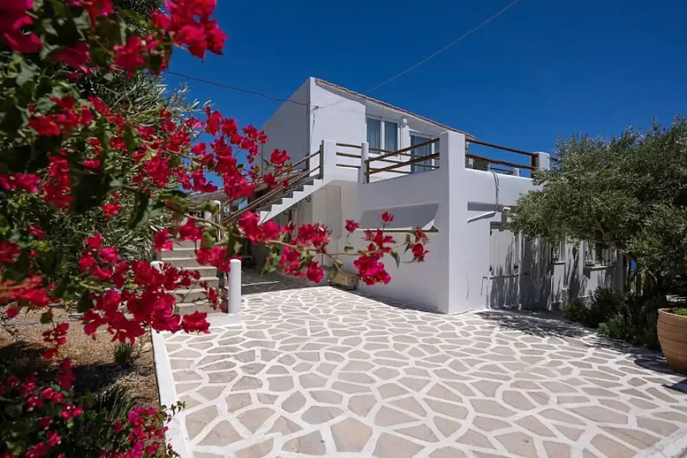 Private Beach House Greece — Located directly on the seafront in Ferma, Crete, this villa boasts its own private beach.