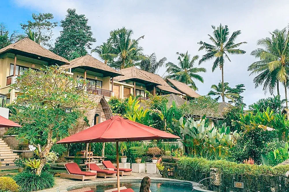 Pur Bali Resort — The resort is set within the picturesque Sebali Village in Ubud, celebrated for its stunning emerald-green rice terraces. The atmosphere is one of peaceful seclusion, allowing guests to immerse themselves in Bali's natural beauty and enjoy a quiet escape from the everyday.