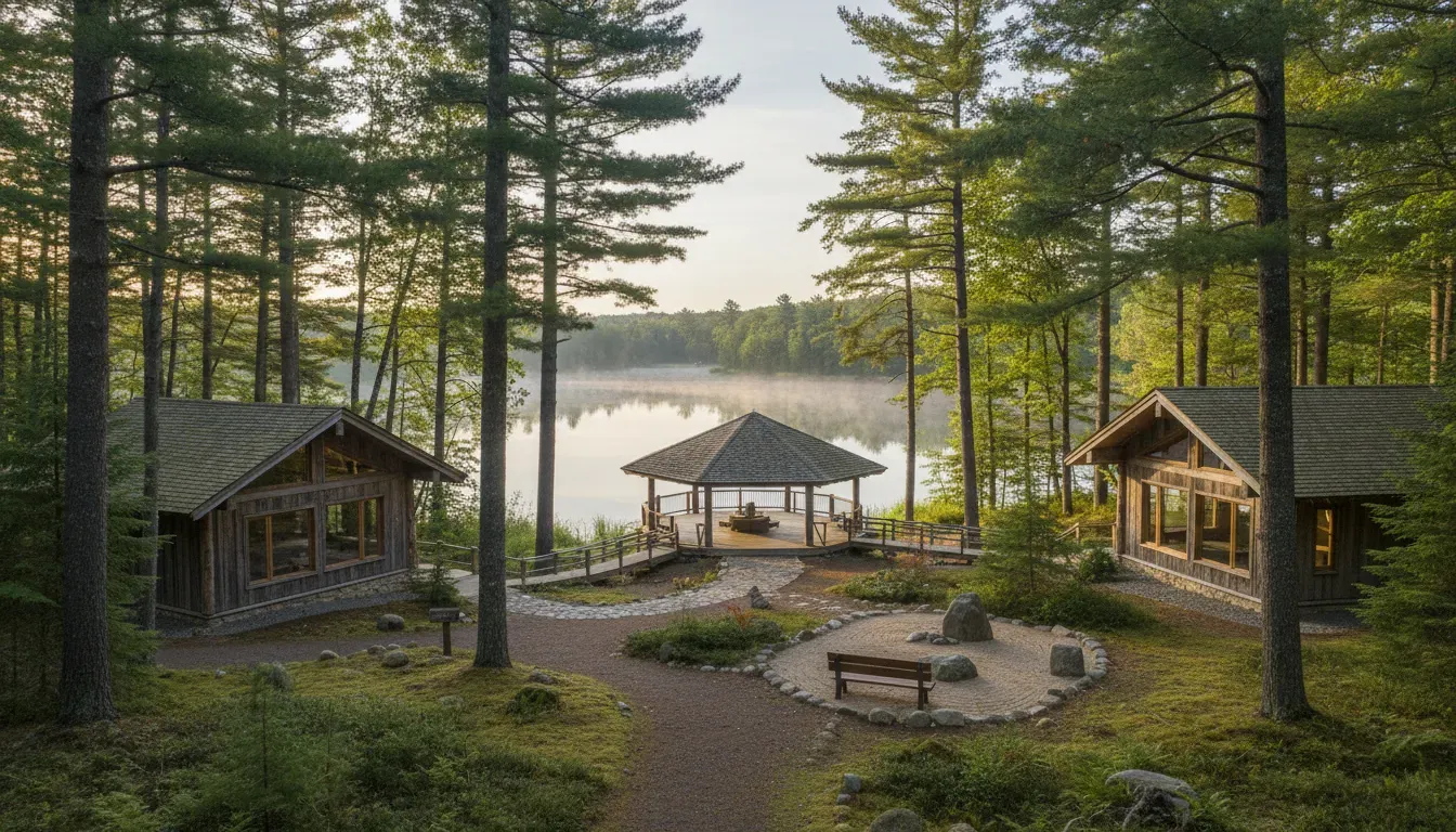 Red Pine Bed and Breakfast — Located in Tomahawk, the Red Pine Bed and Breakfast likely offers a serene, natural environment typical of Wisconsin's northern regions. Expect a peaceful atmosphere, possibly surrounded by trees or near water, providing a calm backdrop for reflection.