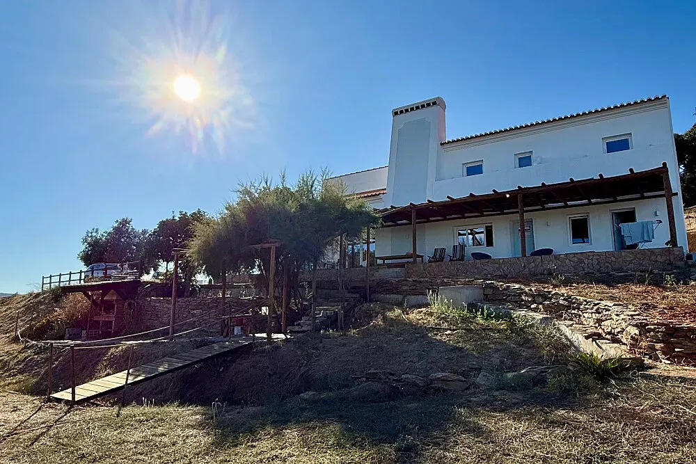 Retreat Sactuary for the Soul — The sanctuary is situated deep within the Alentejo wilderness of Portugal, offering a secluded and natural environment. The landscape is characterized by its quiet beauty, providing a peaceful backdrop for reflection and relaxation.