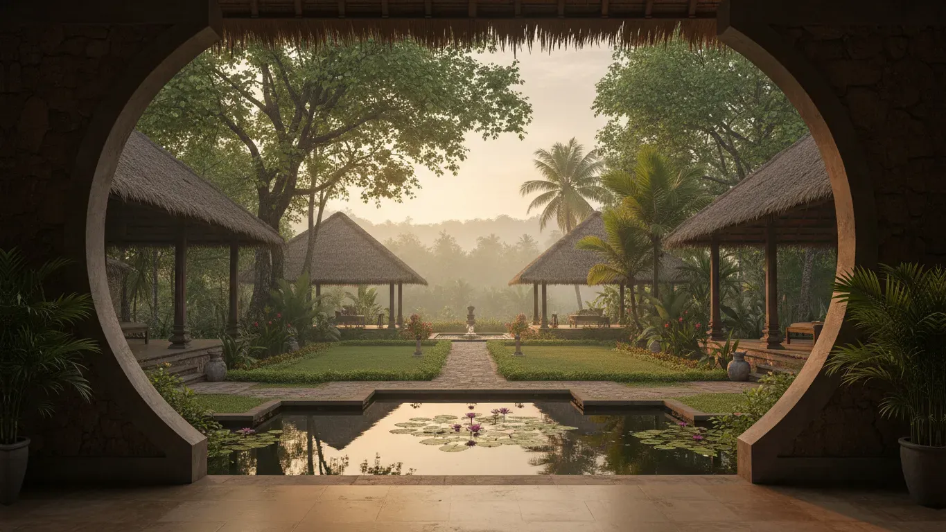 Rishikul Yogshala Goa — Arambol, Goa, is known for its relaxed, bohemian vibe and beautiful beaches. The center is situated in this lively coastal town, offering a blend of spiritual practice and local culture. Expect warm weather, ocean breezes, and a vibrant community atmosphere.