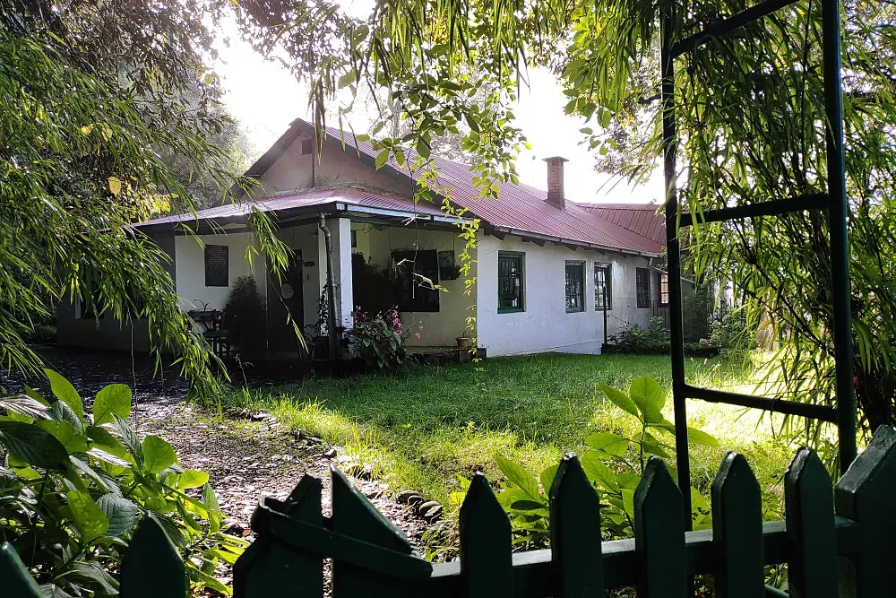 Shanti Kunj — Perched in the scenic hills of Mussoorie, Shanti Kunj provides a tranquil backdrop for retreat. The heritage home itself is a focal point, suggesting a blend of historical charm and natural beauty, well suited to quiet contemplation and social engagement.