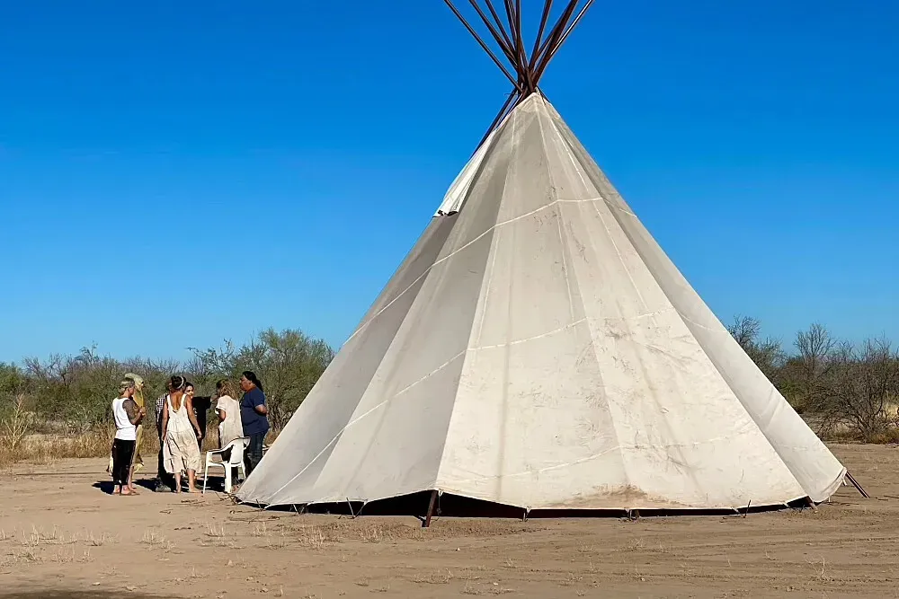 Sonora Desert — The Sonoran Desert is characterized by its vast skies, ancient mountains, and profound silence. It's a landscape teeming with unique desert life, including coyotes and hawks, providing a powerful backdrop for introspection and connection with nature.