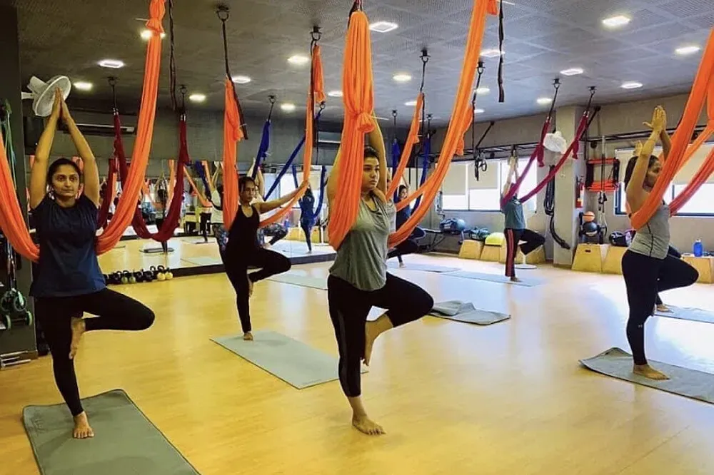 Soul Fitness Studio — Located in Prahlad Nagar, a bustling area of Ahmedabad, the studio is situated within an urban environment. While specific details about its immediate surroundings are not available, it's likely part of a commercial or residential district, offering easy access for city dwellers.