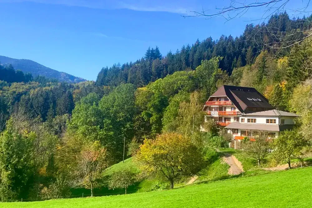 Steinweiden — The center is situated in a calm and green environment, just a 30-minute drive from Freiburg. This natural setting contributes significantly to the peaceful and private atmosphere, creating an ideal backdrop for focused personal work and relaxation.