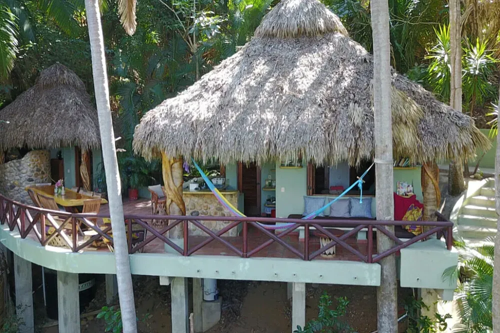 Tailwind Jungle Lodge — Nestled on the Mexican Pacific coastline, north of San Pancho, Nayarit, the lodge is surrounded by a vibrant jungle and stunning wild beaches. The atmosphere is one of natural bliss and adventurous exploration, with the sounds and sights of the jungle providing a constant backdrop to your stay.