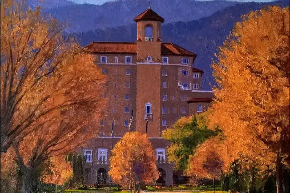 The Broadmoor — Colorado Springs provides an incredible backdrop of natural beauty, with the majestic Rockies and the iconic Pike's Peak, known as America's Mountain. The area is also home to the stunning Seven Falls, offering awe-inspiring vistas in every direction. It's truly a place where the grandeur of the outdoors can inspire a sense of peace and renewal.