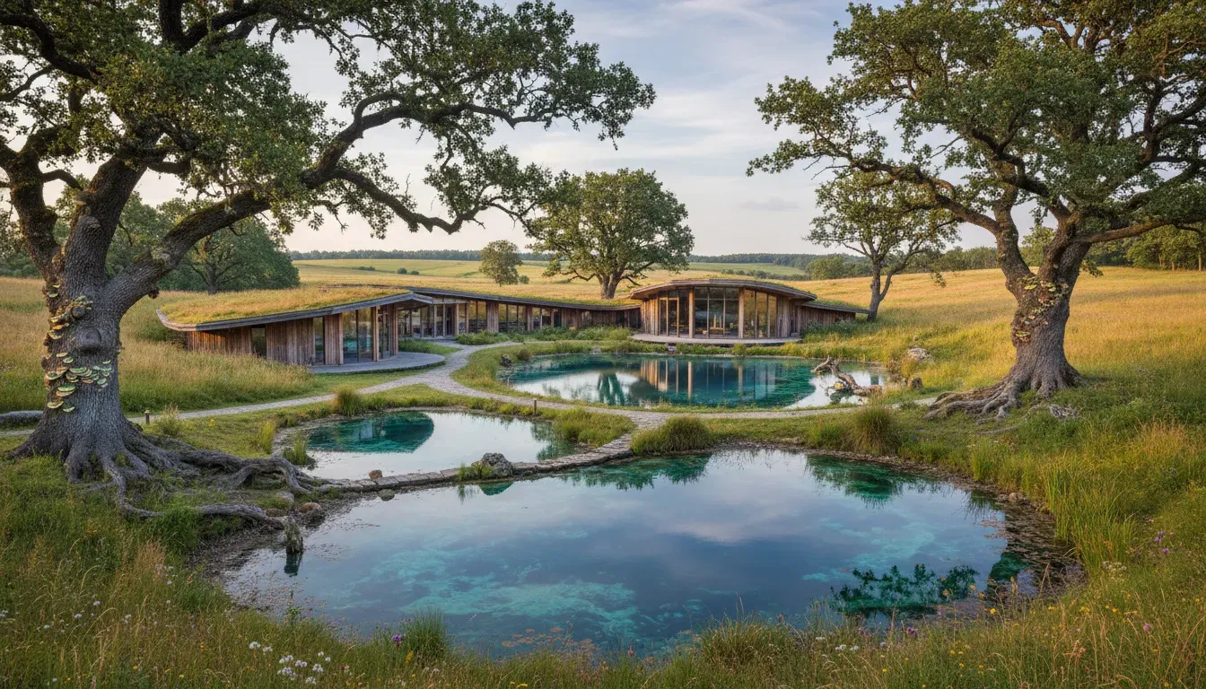 The Land of Yemaya — The Land of Yemaya is set amidst the peaceful countryside of East Groningen, characterized by magical ponds, powerful trees, and open fields. This natural environment provides a perfect balance of intimacy and spaciousness, fostering an atmosphere conducive to deep reflection and personal growth.
