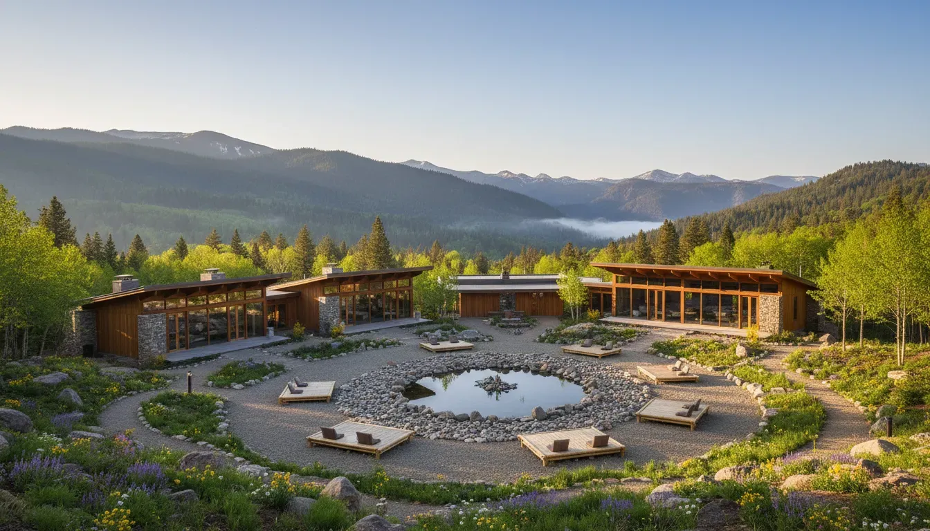 The Retreat on Charleston Peak — Surrounded by the expansive Spring Mountains National Forest, this retreat offers a truly immersive natural experience. The atmosphere is quiet and grounding, far removed from urban distractions, with sweeping mountain views that inspire tranquility and reflection.
