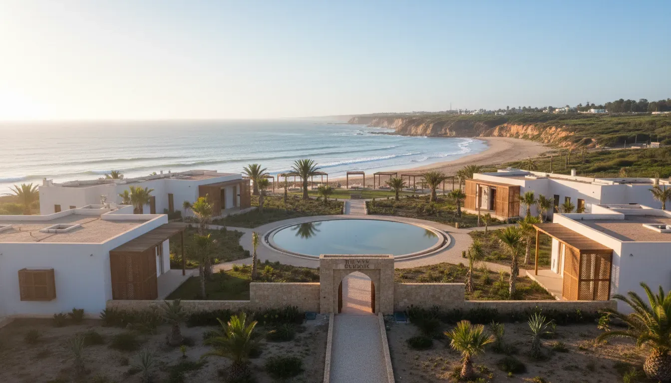 The View Bouznika — Located on Morocco's Atlantic coast, The View Bouznika offers a serene seaside environment just 40 minutes from both Casablanca and Rabat. The coastal setting provides a natural backdrop for rejuvenation and health-focused programs.