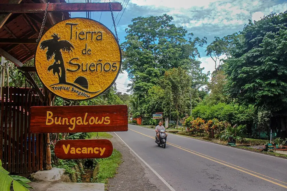 Tierra de Sueños — Tierra de Sueños is nestled within a lush, serene jungle environment on the Caribbean coast of Costa Rica. The atmosphere is one of peaceful seclusion, allowing guests to immerse themselves in nature's calming embrace, with the sounds and sights of the rainforest providing a constant backdrop.