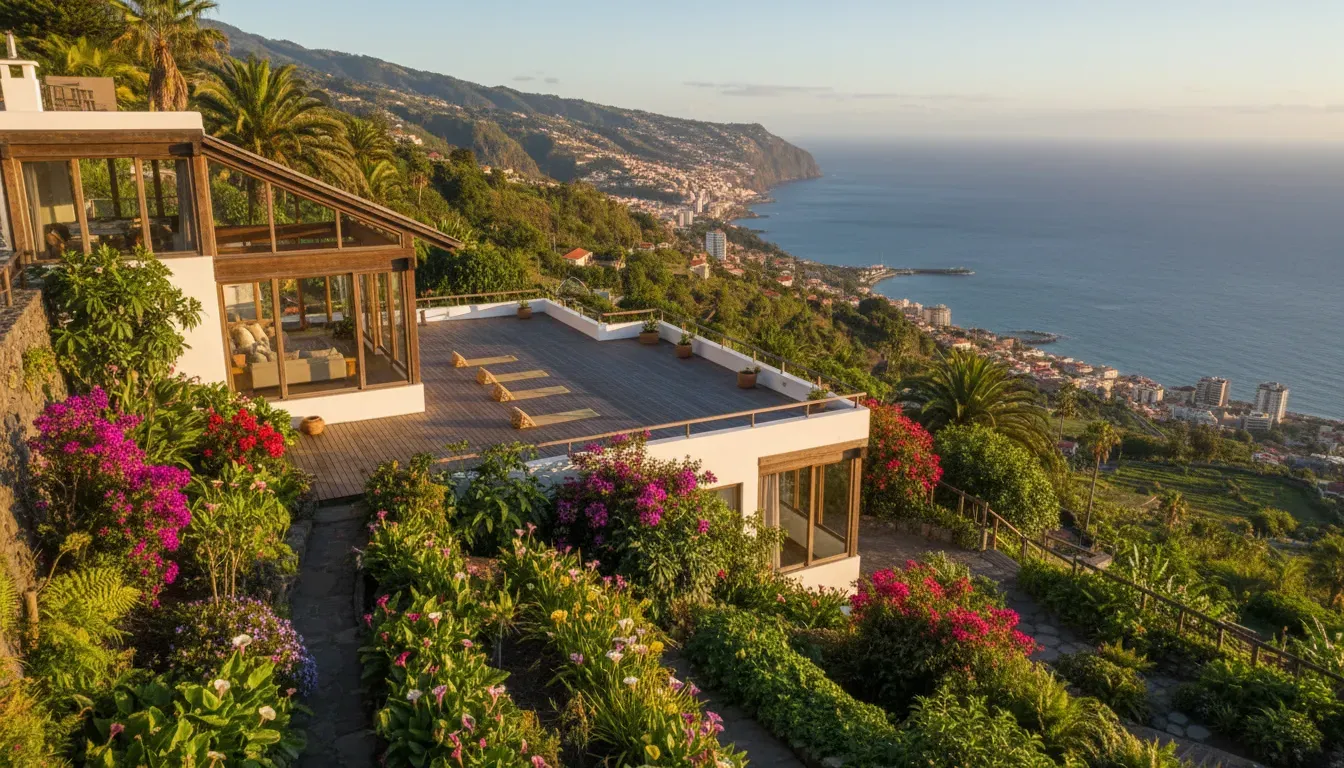 Tui Blue Gardens — Perched on the verdant island of Madeira, often called the "Island of Eternal Spring," the center is surrounded by a landscape painted with vibrant colors year-round. The mild climate encourages outdoor activities, while the rooftop terrace provides expansive views of Funchal and the shimmering sea, creating a tranquil and picturesque atmosphere.