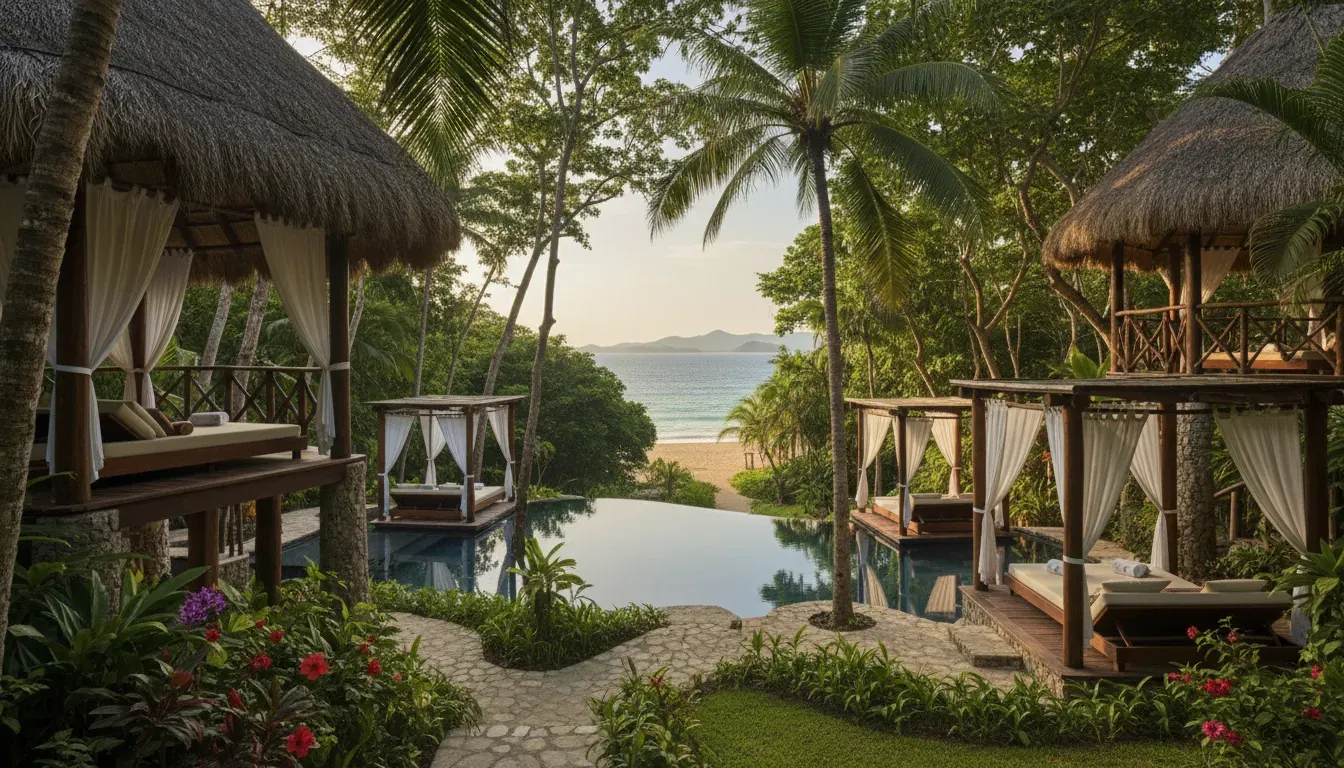 Villa Soona — Tulum, known for its stunning Caribbean coastline and ancient Mayan ruins, provides a vibrant and spiritual backdrop for this retreat. The atmosphere is likely to be a blend of serene natural beauty and the energetic buzz of a popular destination, offering both tranquility and opportunities for cultural engagement.