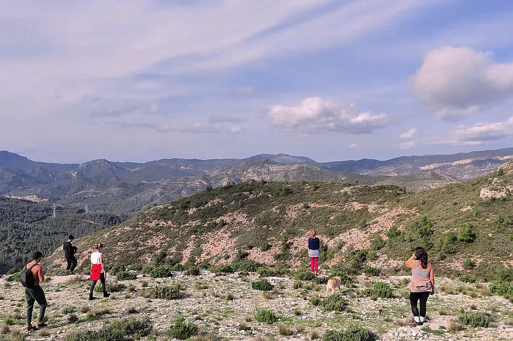 Wakethefup Holistic Temple — The center is situated in a natural reserve atop a hill, offering panoramic 360° views of the Spanish countryside, mountains, and the Mediterranean Sea. It's an eco-friendly environment designed to connect guests with the four elements: sun, air, water, and earth.