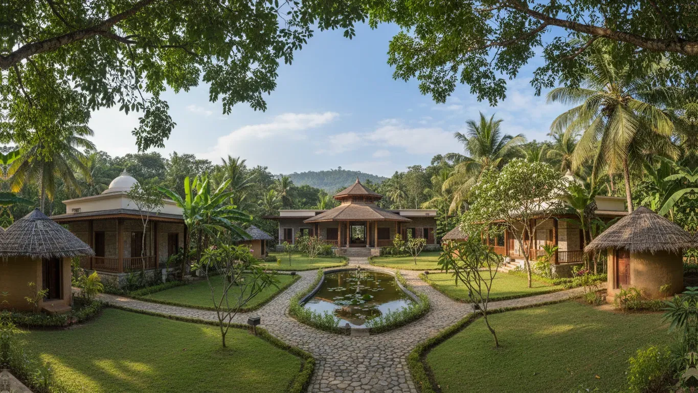 Dhamma Anurakkhi — The center is situated in Pulivendula, within the Kadapa District of Andhra Pradesh, India. While specific details on the immediate landscape are not provided, the location suggests a rural or semi-rural environment conducive to quiet contemplation.