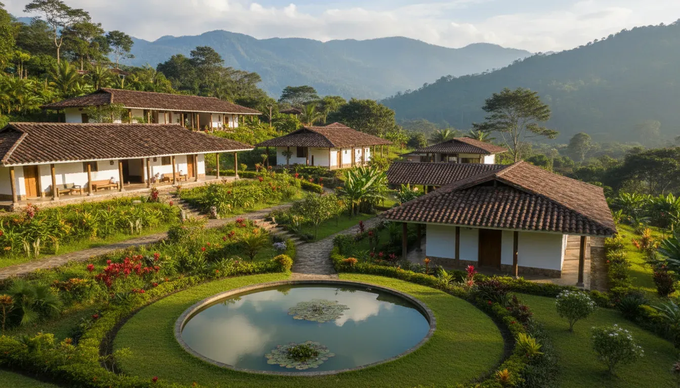 Vipassana Centers in Ecuador &#8211; Dhamma.org — The specific settings for Vipassana courses in Ecuador are not detailed, but they typically occur in environments conducive to deep meditation, often away from urban distractions to foster focus and introspection.