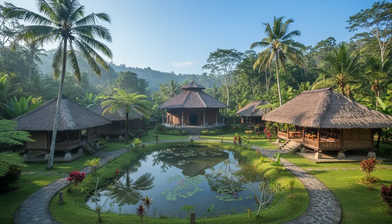 Vipassana Centres in Indonesia &#8211; Information about Vipassana Meditation courses in Indonesia — The Vipassana Centres in Indonesia provide a dedicated space for meditation, though specific details about their physical locations and surrounding landscapes are not provided. The focus is on creating an environment conducive to deep introspection and the practice of Vipassana.