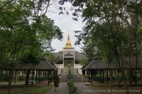 Dhamma Kamala — The center is nestled on 6 acres in Prachinburi province, near the Khao-Yai National Park, a world heritage reserve. The landscape is characterized by numerous established trees and surrounding lotus ponds, contributing to a consistently cool and comfortable climate.