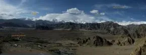 Dhamma Laddha — Situated in Youknos Saboo, Leh-Ladakh, the center is nestled within the breathtaking, high-altitude desert landscape of the Himalayas. The region is characterized by its rugged mountains, clear blue skies, and a profound sense of quietude, offering an ideal environment for deep introspection and meditation.