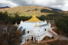 Dhamma Mahavana — Situated on 109 acres in the Sierra Nevada foothills, Dhamma Mahavana is a verdant expanse. The property is richly forested with oak, pine, cedar, and manzanita, creating a natural, secluded atmosphere that lives up to its name, "Great Forest of Dhamma."