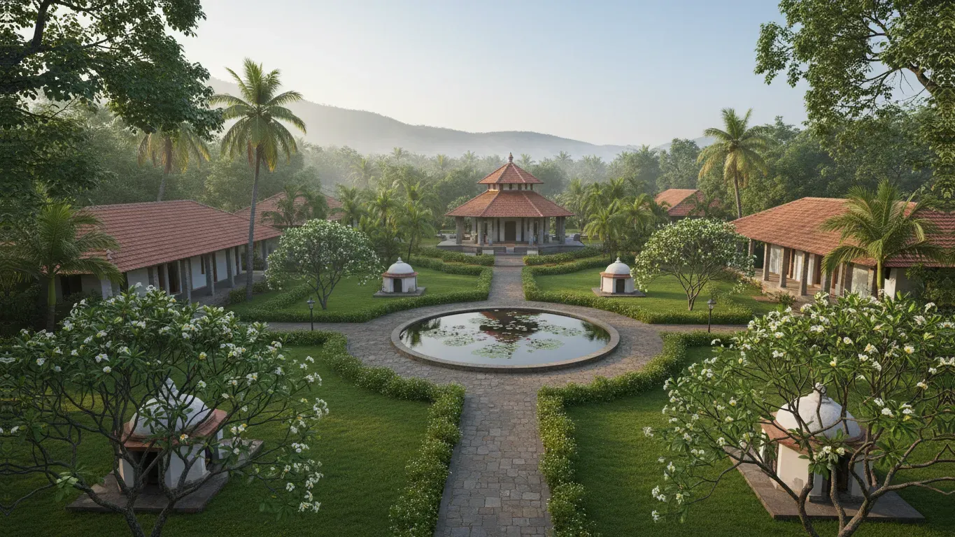 Dhamma Manamoda — Located in the Indian state of Maharashtra, Dhamma Manamoda provides a peaceful retreat near the town of Manmad. The surrounding area is generally rural, offering a quiet backdrop conducive to meditation practice. The center itself is designed to support focused introspection away from daily distractions.
